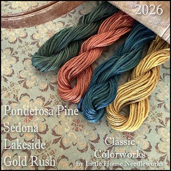 PREORDER! New Classic Colorworks Cotton Floss - Set of 4 - 2026 Nashville Needlework Market