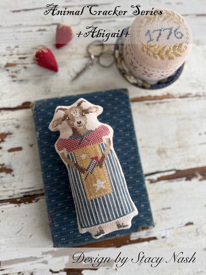 PREORDER! Animal Cracker Series - Abigail - by Stacy Nash Designs - 2026 Nashville Needlework Market
