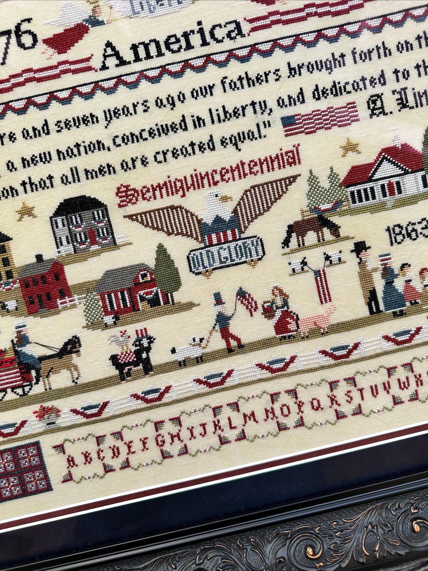 Haven For Liberty - Cross Stitch Paper Pattern