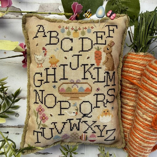 Easter Alphabet Sampler - Cross Stitch Paper Pattern