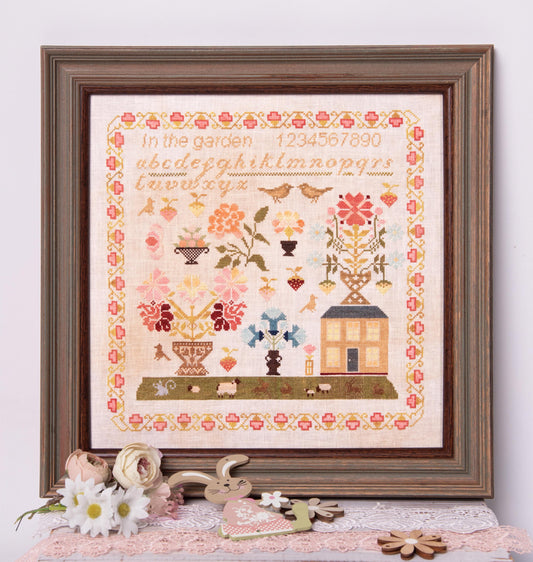 In The Garden - Cross Stitch Paper Pattern