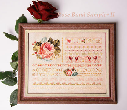Rose Band Sampler II - Cross Stitch Paper Pattern