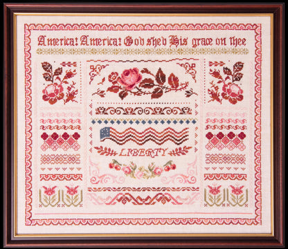 Liberty Band Sampler - Cross Stitch Paper Pattern