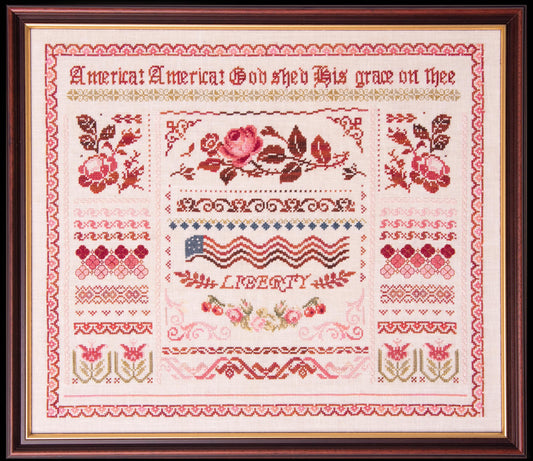 Liberty Band Sampler - Cross Stitch Paper Pattern
