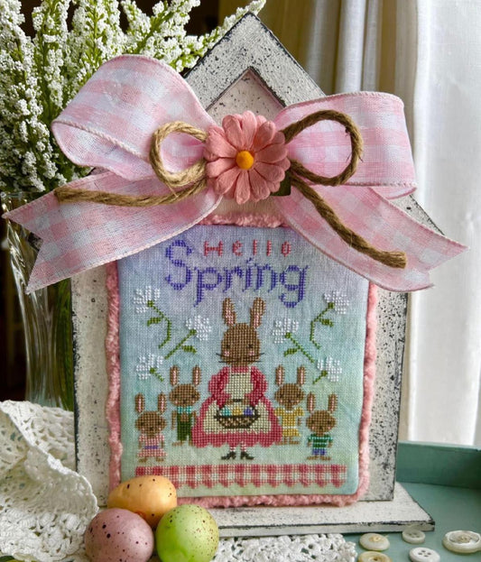 Hello Spring - Cross Stitch Paper Pattern