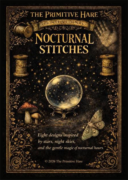 Nocturnal Stitches Book - Book of Cross Stitch Paper Patterns