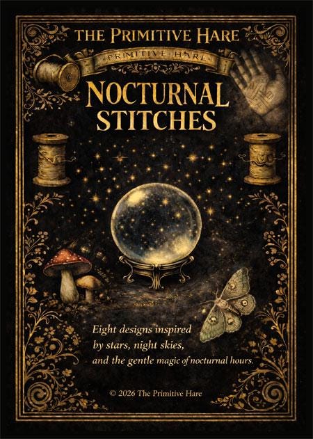 Nocturnal Stitches Book - Book of Cross Stitch Paper Patterns