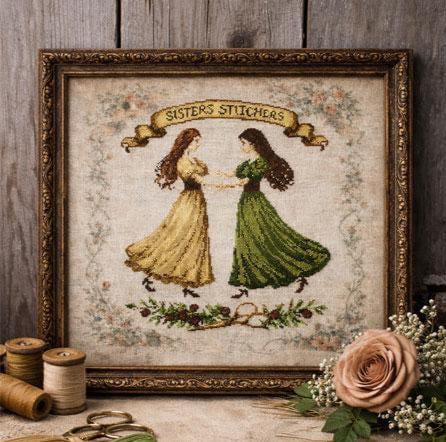 Sisters Stitchers Kit (includes pattern and fabric)