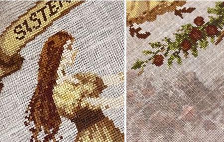 Sisters Stitchers Kit (includes pattern and fabric)