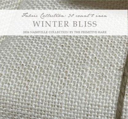 30 count Winter Bliss Linen (16" x 18")