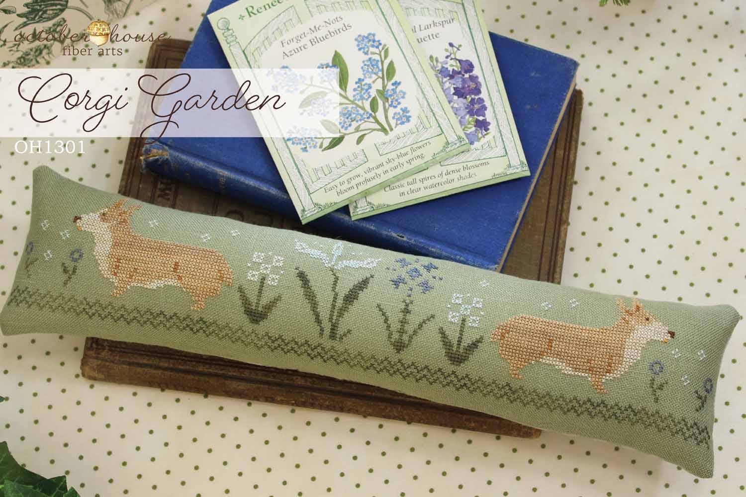 PREORDER! Corgi Garden - 2026 Nashville Needlework Market