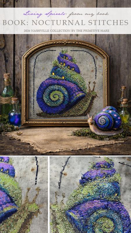 Nocturnal Stitches Book - Book of Cross Stitch Paper Patterns