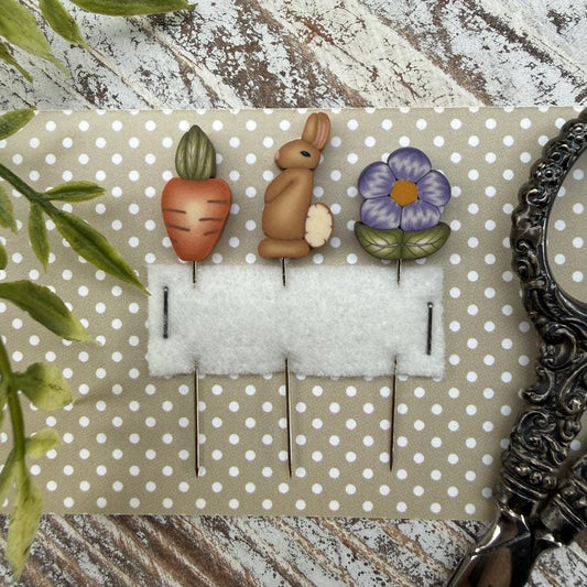 PREORDER! Carrot Party Pin Set - 2026 Nashville Needlework Market