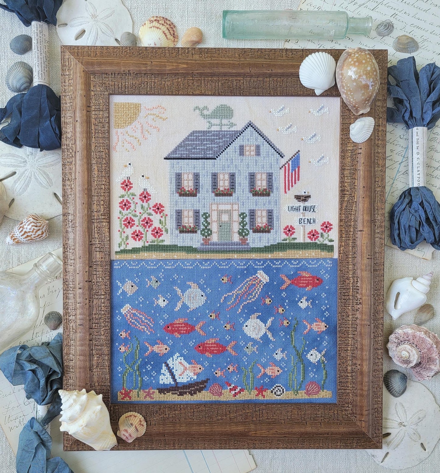 Seaside - Cross Stitch Paper Pattern