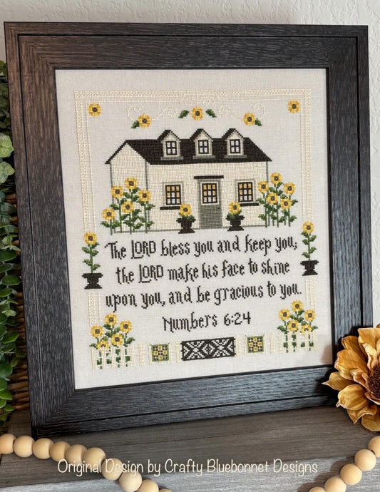 Sunflower Blessing - Cross Stitch Paper Pattern