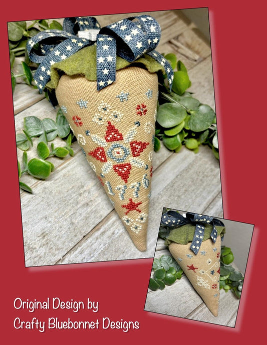 Patriotic Berry - Cross Stitch Paper Pattern