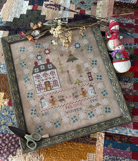 Enchanted Winter Sampler - Cross Stitch Paper Pattern
