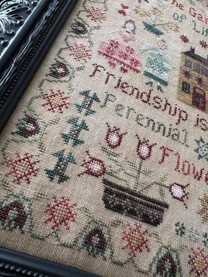Perennial Flower Sampler - Cross Stitch Paper Pattern