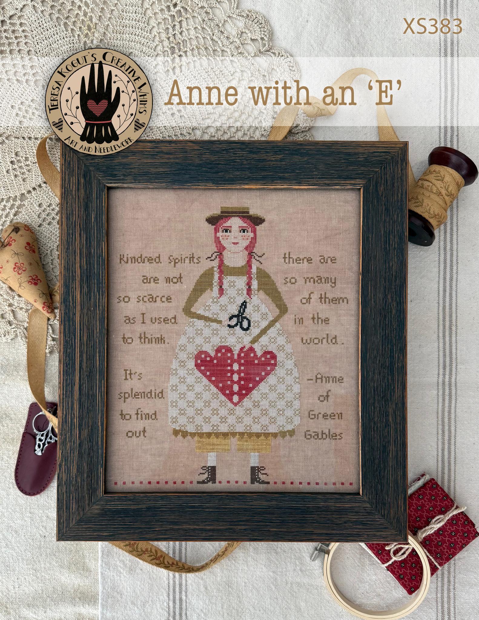Anne with an "E" - Cross Stitch Paper Pattern