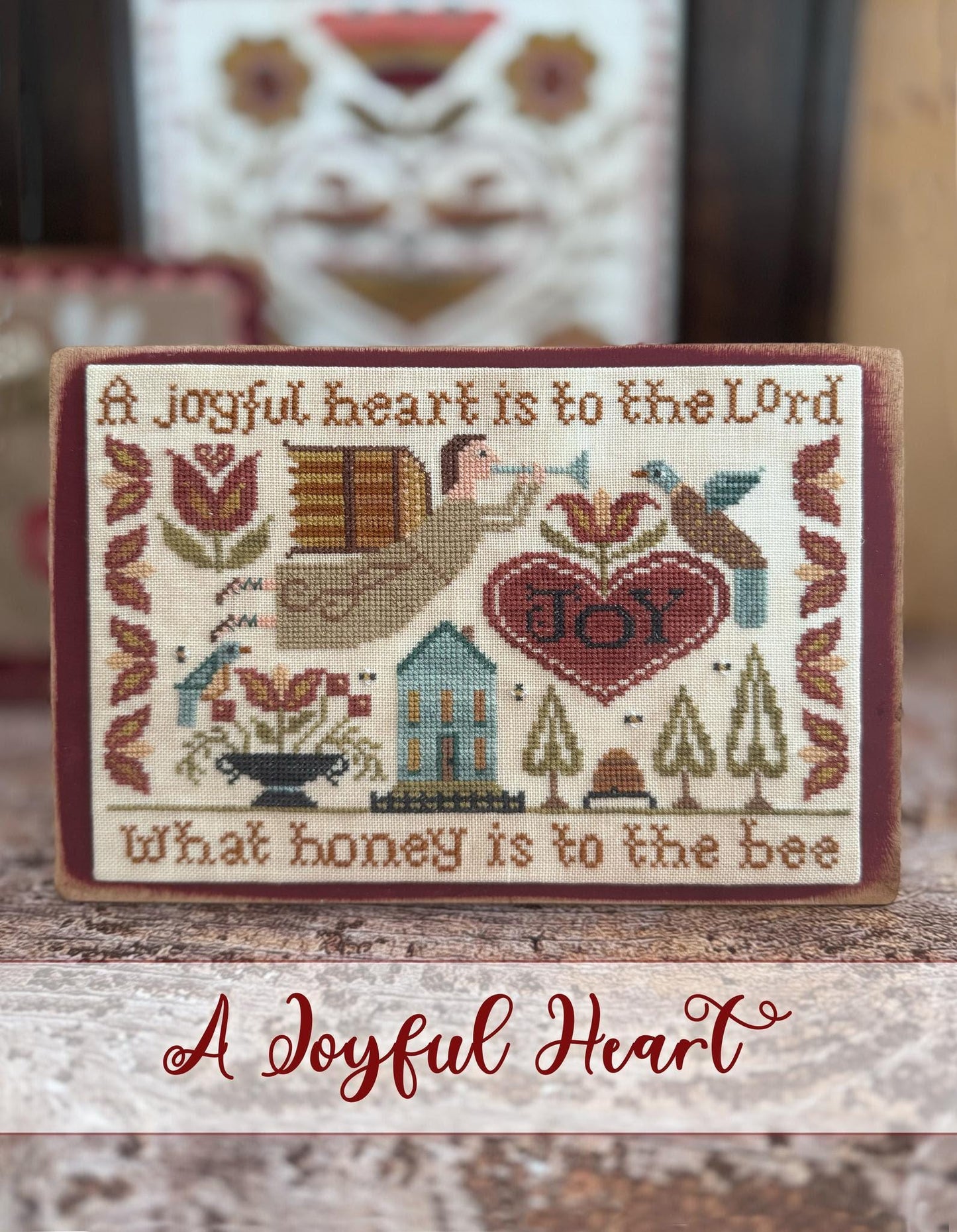 Hello Love Booklet - Cross Stitch Paper Pattern