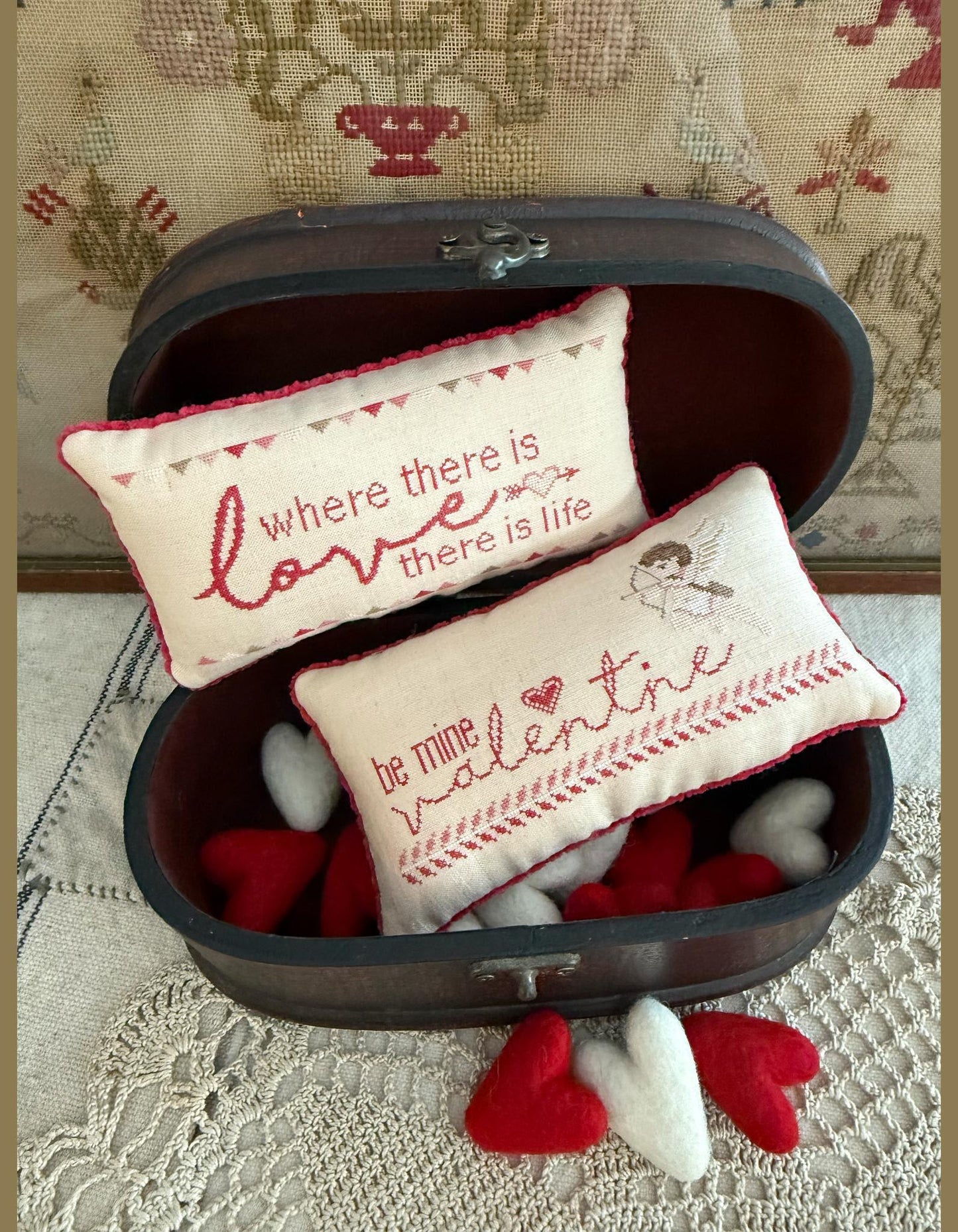 Hello Love Booklet - Cross Stitch Paper Pattern