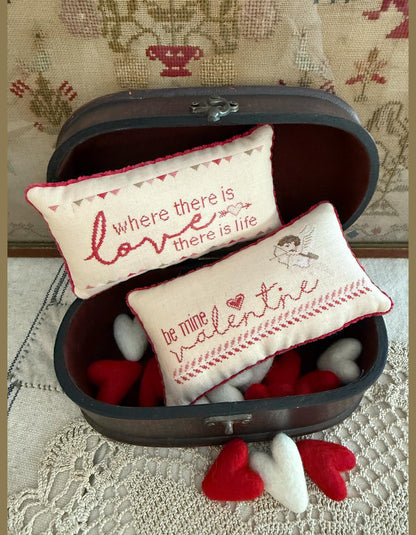 Hello Love Booklet - Cross Stitch Paper Pattern