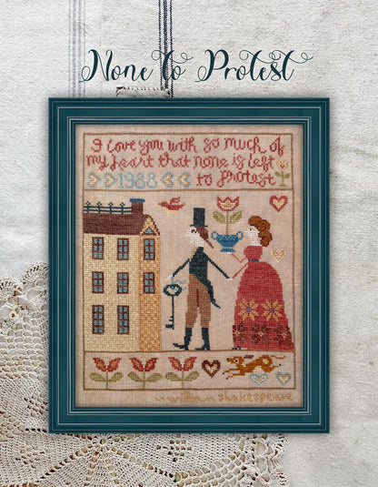 Hello Love Booklet - Cross Stitch Paper Pattern