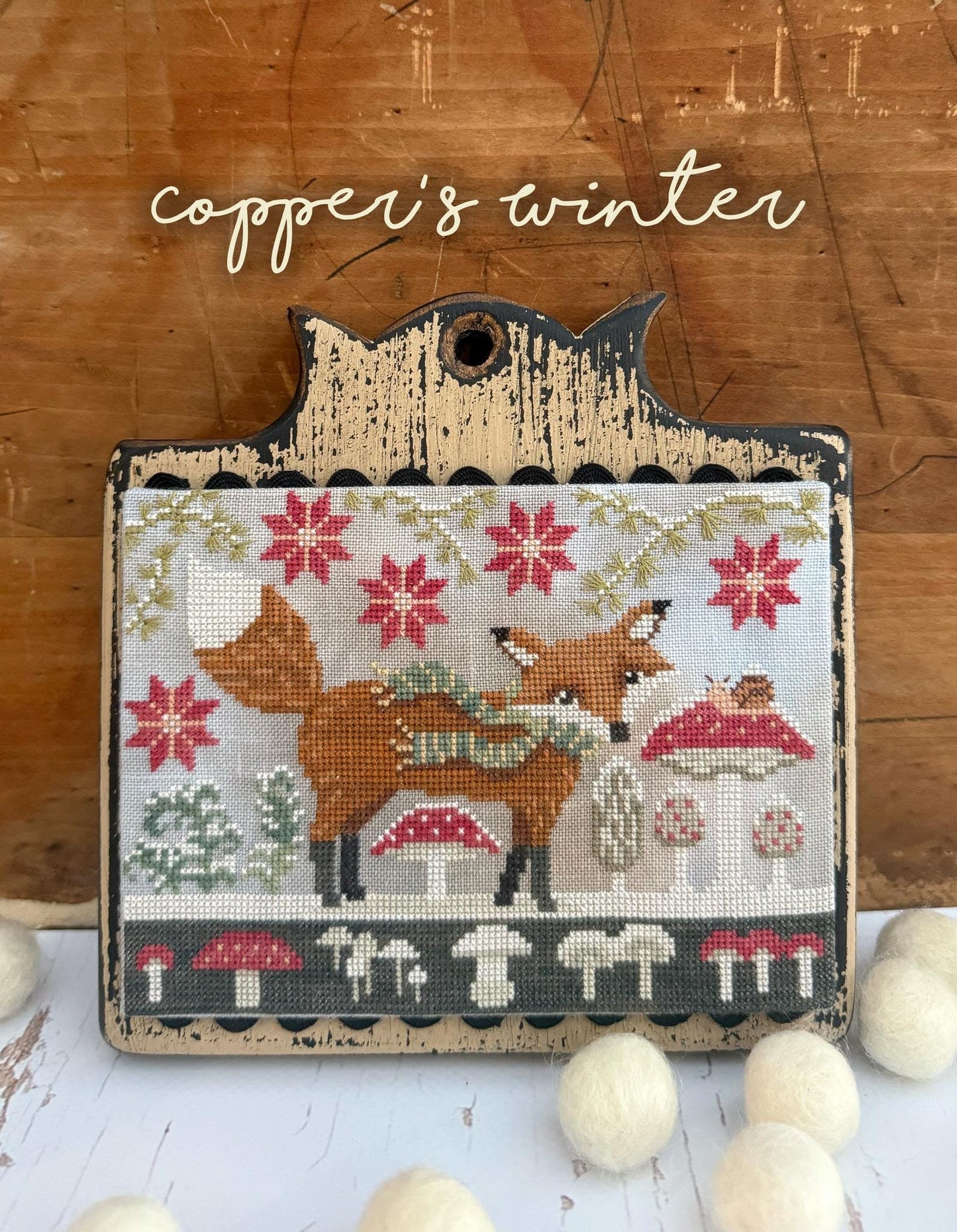 Hello Winter Booklet - Cross Stitch Paper Pattern