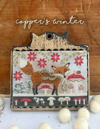 Hello Winter Booklet - Cross Stitch Paper Pattern