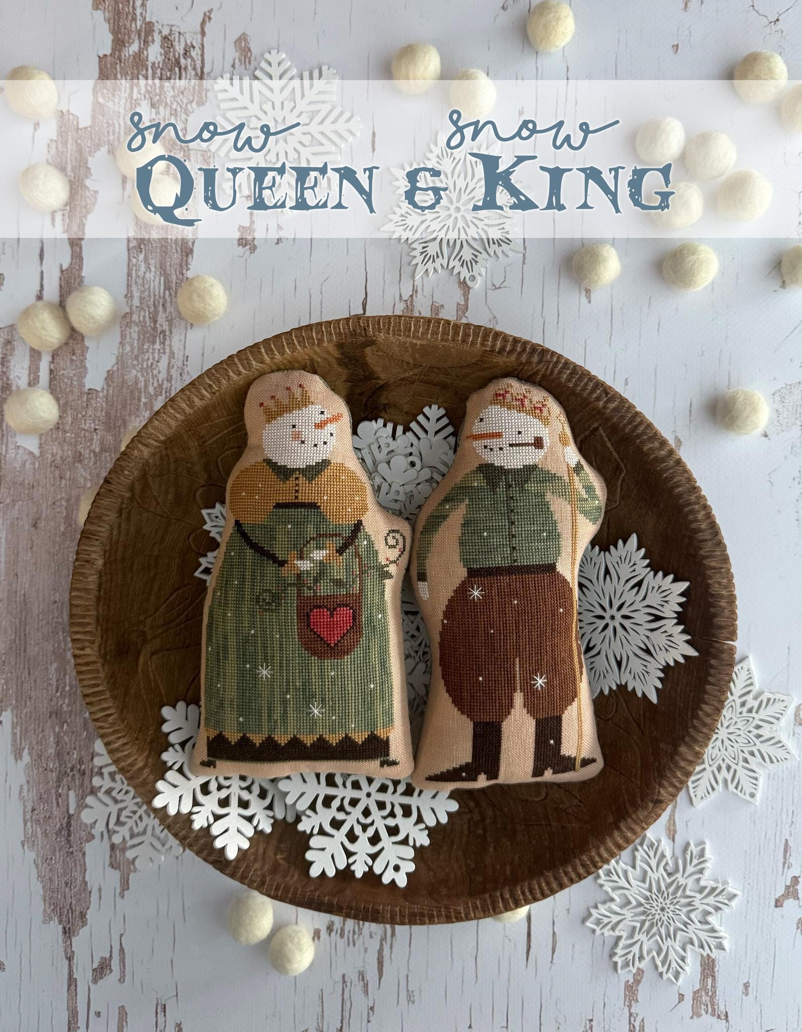 Hello Winter Booklet - Cross Stitch Paper Pattern