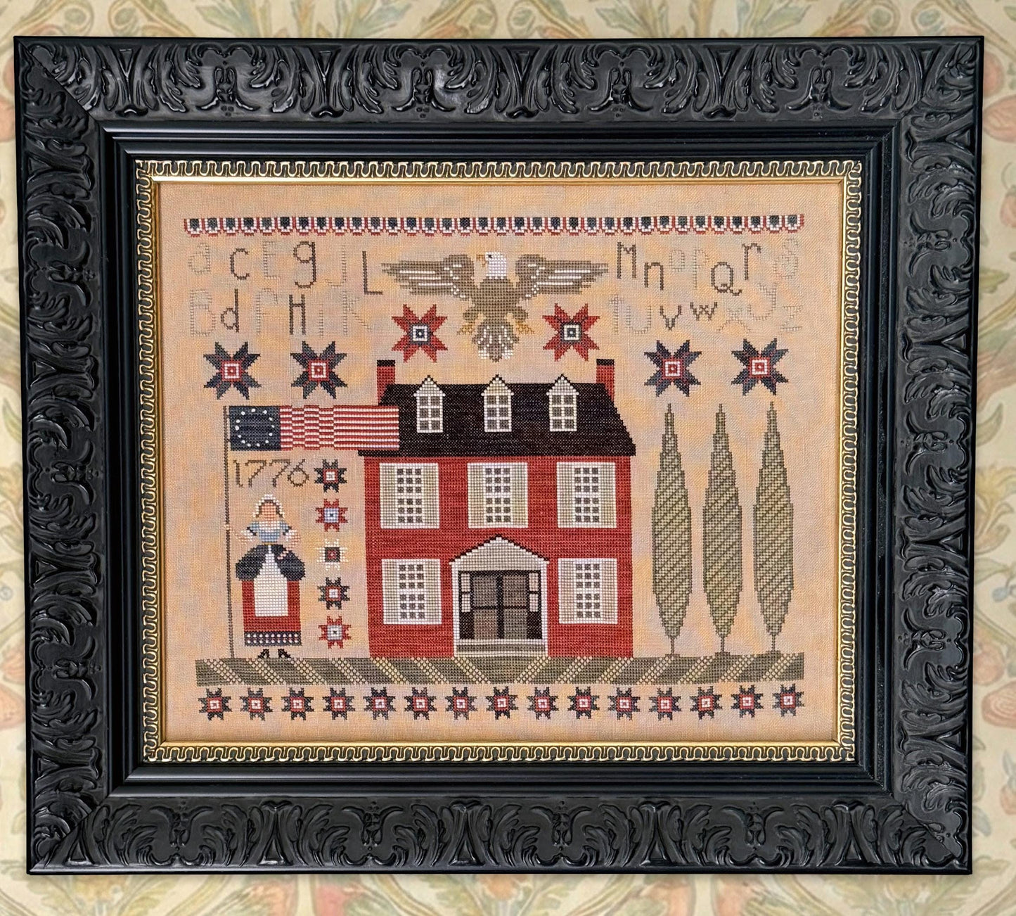 Betsy's Sampler - Cross Stitch Paper Pattern