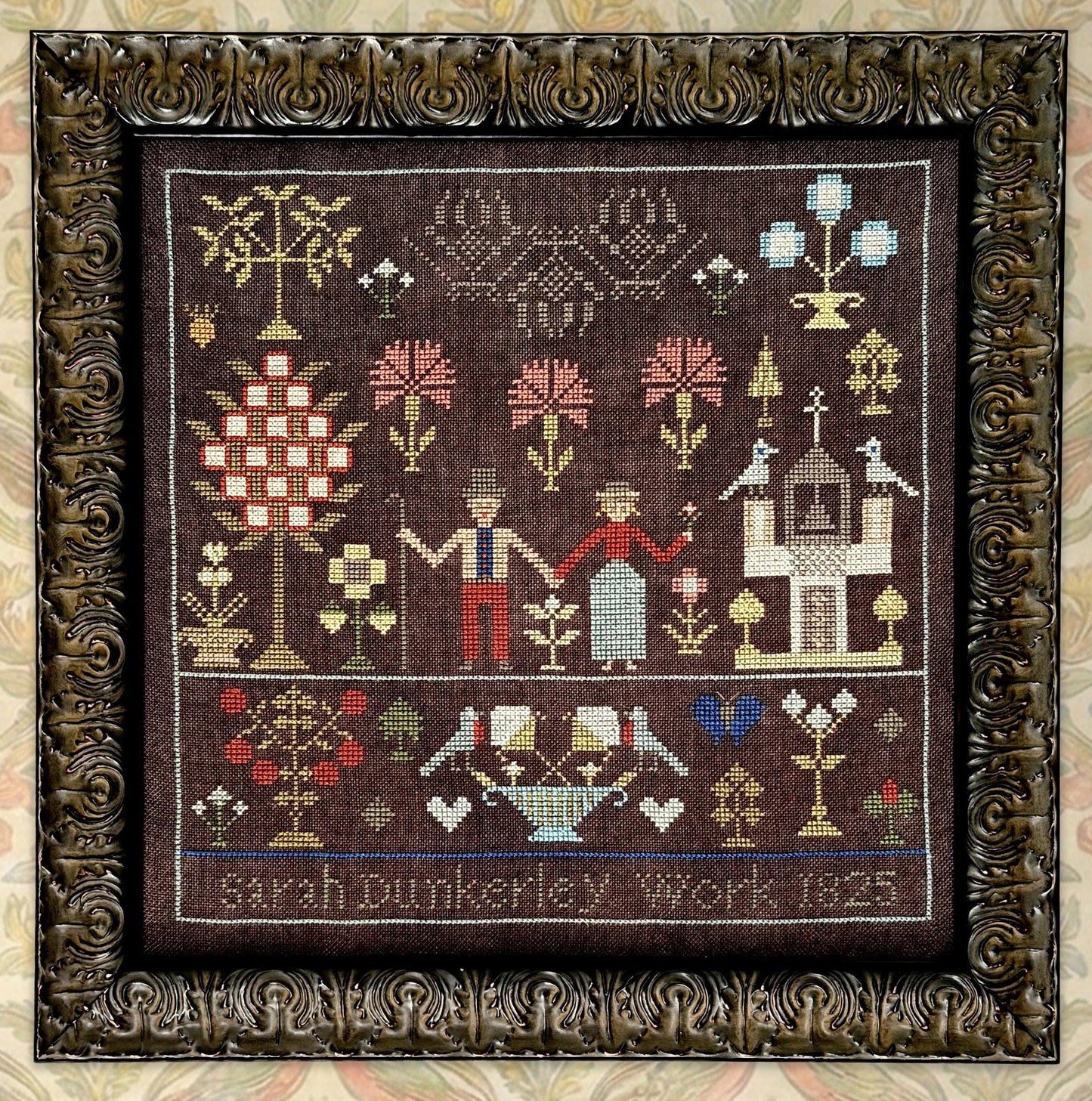 Sarah Dunkerley 1825 - Cross Stitch Paper Pattern