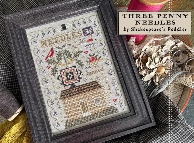 Three Penny Needles - Cross Stitch Paper Pattern