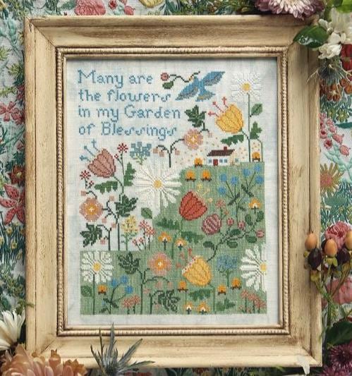 PREORDER! Garden of Blessing by Heartstring Samplery - 2026 Nashville Needlework Market