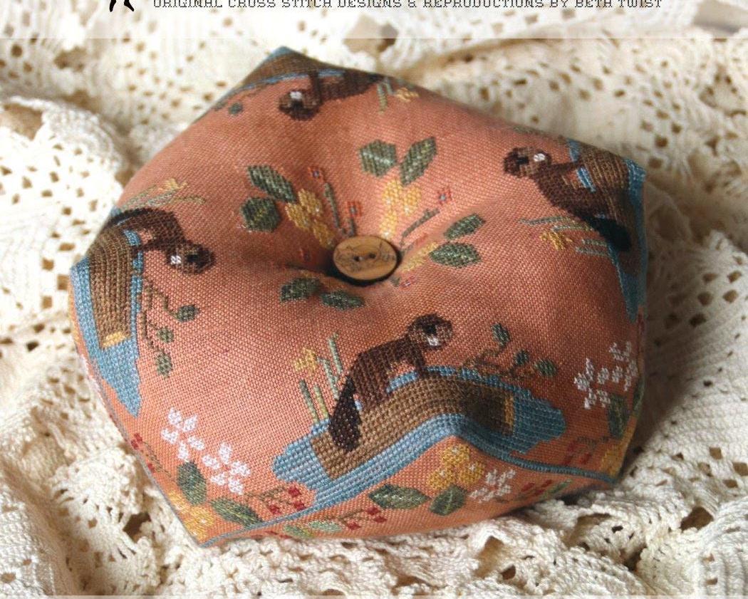 PREORDER! Willow's Pond Biscornu by Heartstring Samplery - 2026 Nashville Needlework Market