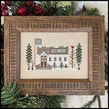 PREORDER! Winterville Town Hall by Little House Needleworks - 2026 Nashville Needlework Market