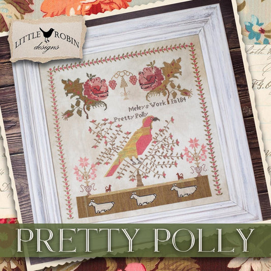 PREORDER! Pretty Polly by Little Robin Designs - 2026 Nashville Needlework Market