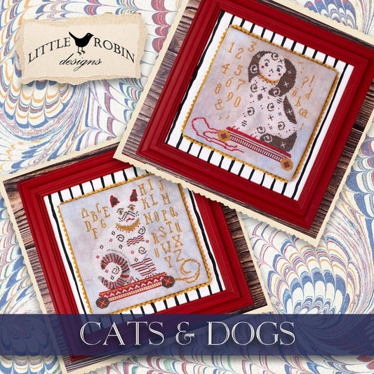 PREORDER! Cats and Dogs by Little Robin Designs - 2026 Nashville Needlework Market