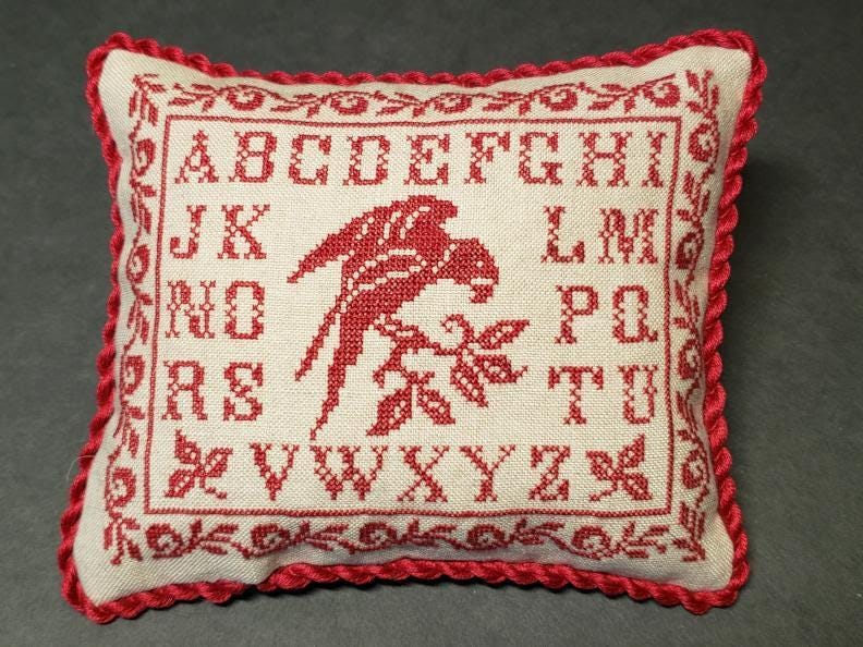 Pretty Polly Pin Pillow - Cross Stitch Paper Pattern