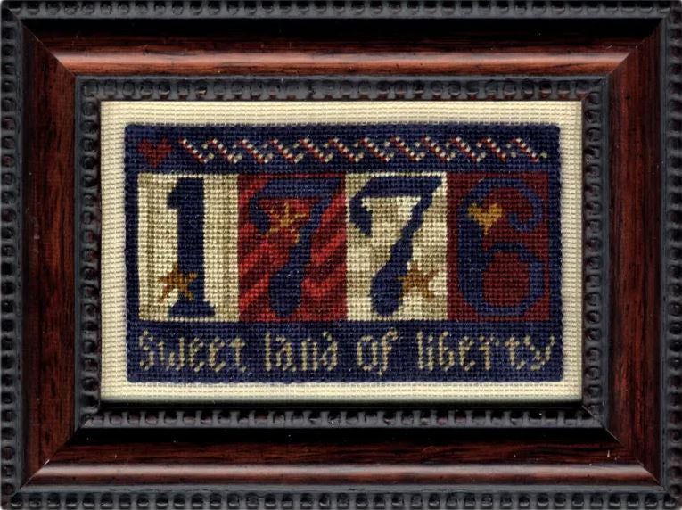 1776 by Erica Michaels - Cross Stitch Paper Pattern