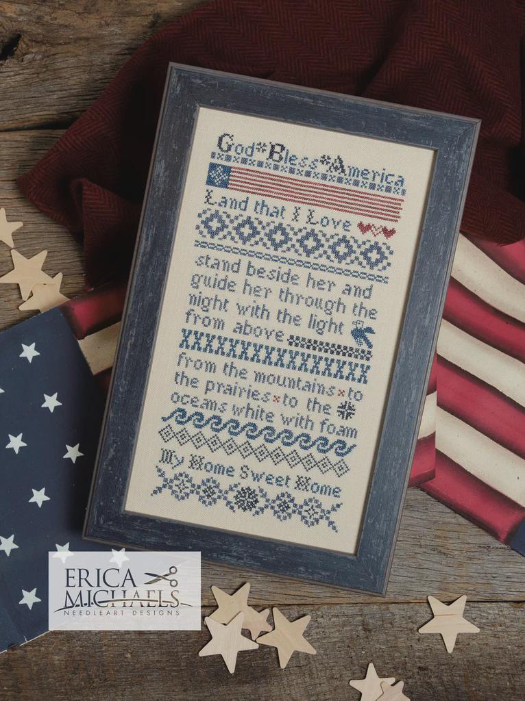 God Bless America - Cross Stitch Paper Pattern