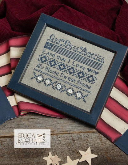 God Bless America - Cross Stitch Paper Pattern