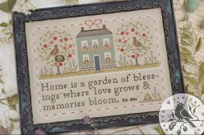 Where Love Grows by With Thy Needle & Thread - Cross Stitch Paper Pattern