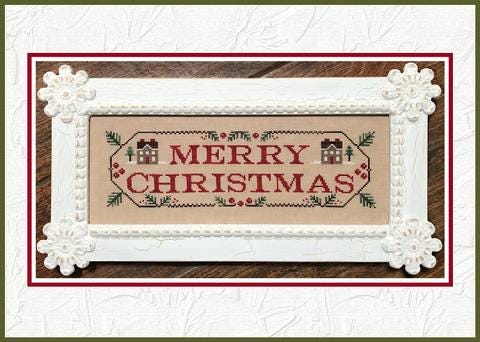 Merry Christmas - Cross Stitch Paper Pattern