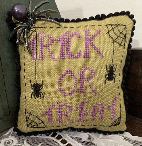 Spidery Treats - Cross Stitch Paper Pattern