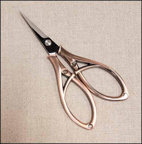 Royal Copper Embroidery Scissors - 4 1/2"