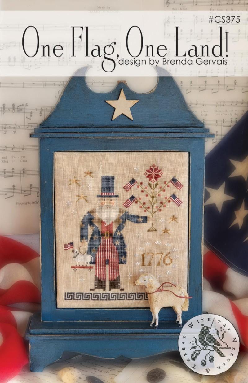 One Flag One Land! - Cross Stitch Paper Pattern