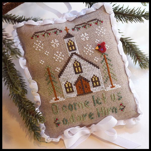 Let Us Adore Him - Cross Stitch Paper Pattern
