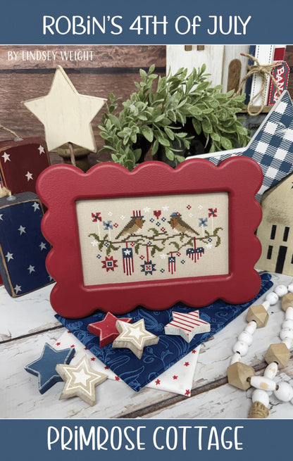 Robin's 4th of July - Cross Stitch Paper Pattern