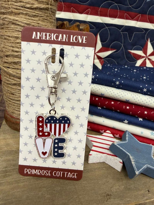 American Love Charm by Primrose Cottage Stitches